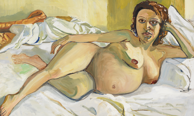 "Nonchalant confidence and pride": Pregnant Maria by Alice Neel. Courtesy David Zwirner, New York/London and Victoria Miro, London © The Estate of Alice Neel