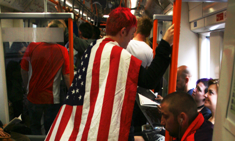 The Olympic commute on the Overground. The Olympic commute on the Overground