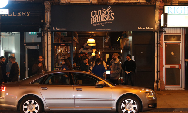 "People have a very strong sense of how they want to present themselves": outside Cuts & Bruises in Stoke Newington. Photograph: Cuts & Bruises