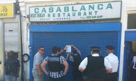 closed restaurant casablanca down hackney drugs found premises shut tweeted council after shows being