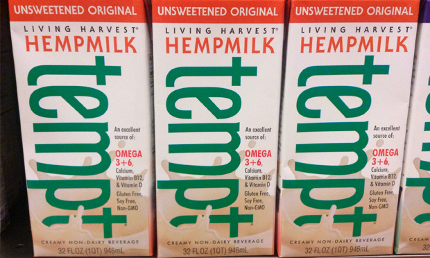 Another clean eating oddity - hemp milk. Photograph: Mike Mozart via Flickr.