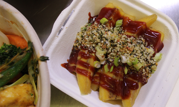 Plantain fries. Photograph: Jade King