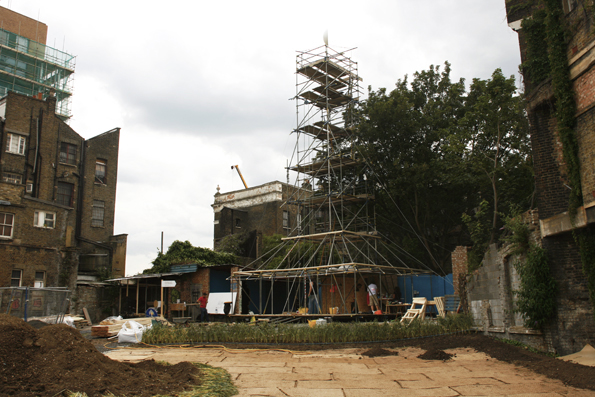dalston-mill-10-july-2009-1-web Work on the Mill continues, 10 July 2009 Photo: © Sarah Birch