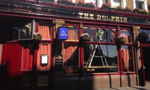 The Dolphin in Mare Street. Photograph: Ella Jessel