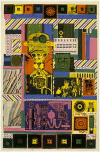 Conjectures to Identity (1963–64) by Eduardo Paolozzi. Courtesy the British Council Collection © Trustees of the Paolozzi Foundation, licensed by DACS