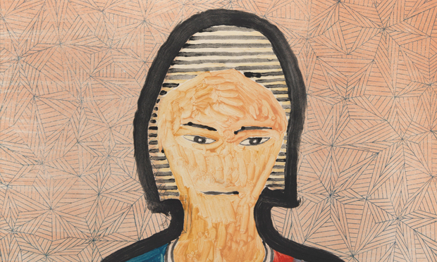 Detail from Russian in Venice I, 2005, Monotype, (c) Stephen Chambers, Courtesy of Flowers Gallery