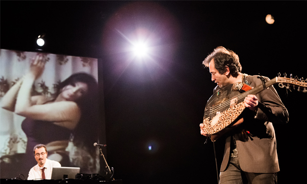 Oud is in the Heart: the electric version of the Eastern instrument will form part of Shubbak Festival's Love and Revenge. Photograph: Celia Bommin