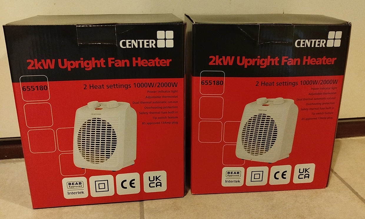 Heaters provided by the council