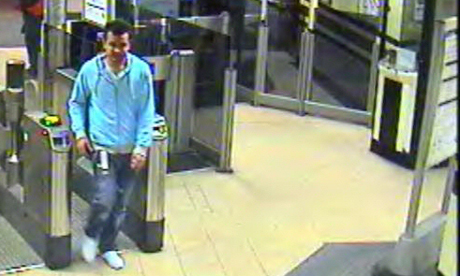 Second CCTV still of suspect at Arsenal underground station Thursday 13 May 2010