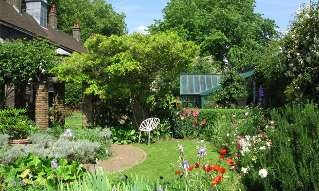 A period of calm: The Geffrye Museum period gardens in summer. Photograph: Mandy Williams
