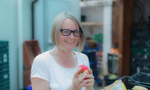 Jo Barber, Growing Communities' veg scheme coordinator. Photograph: Ben Dwyer (@cultiv8media)