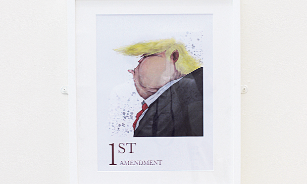 1st Amendment Trump by Stewart Chromik