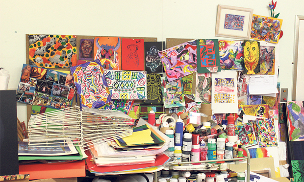 Therapeutic: a view of Homerton's art room