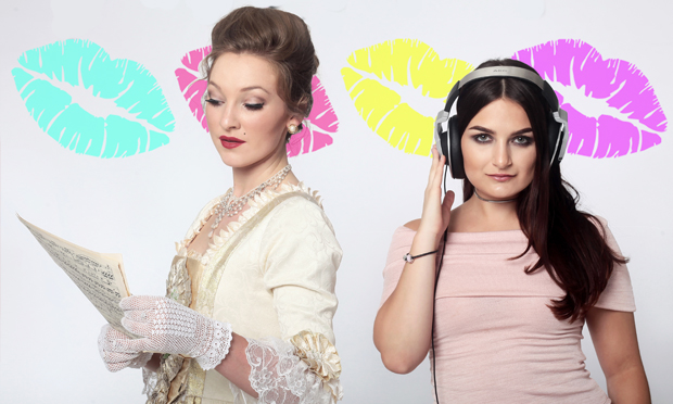 "Hits the right notes": Emily Burnett (left) delivers a strong performance as the Countess