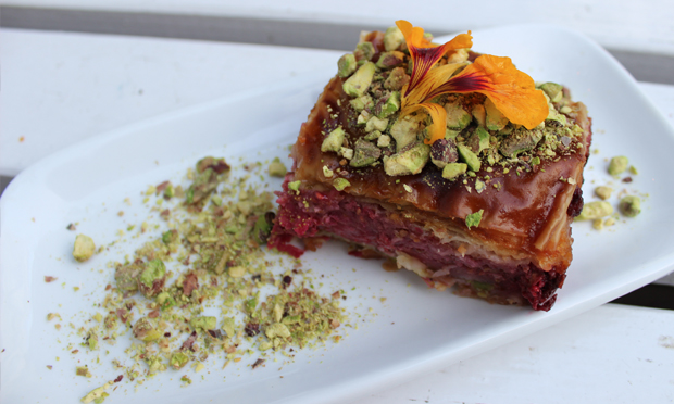 "Best baklava ever": the impressive dessert. Photograph: Jade King