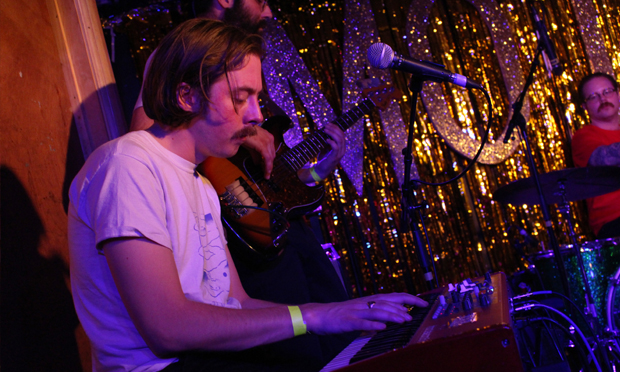 Interplay: the rest of the Club mid-jam. Photograph: Casey Cooper-Fiske