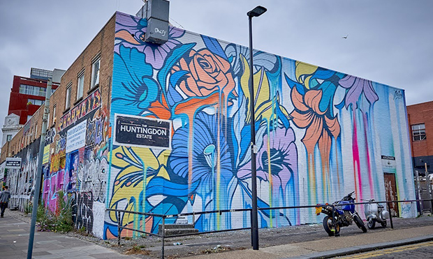 Street Artist Brings Some Colour Back To Shoreditch As Borough Slowly Opens Up Hackney Citizen