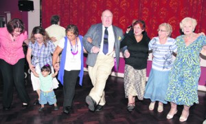 Eric Pickles dancing at the Brenner Centre. Photograph: Karen Zetter