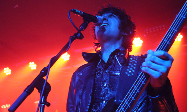 Moonlight music: PATV bassist Max Peebles. Photograph: Casey Cooper-Fiske