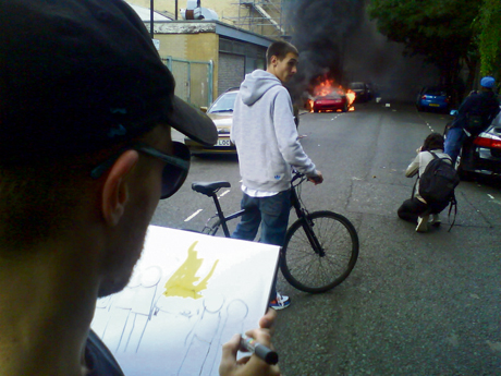 Riot sketch Stik Riot sketch Stik