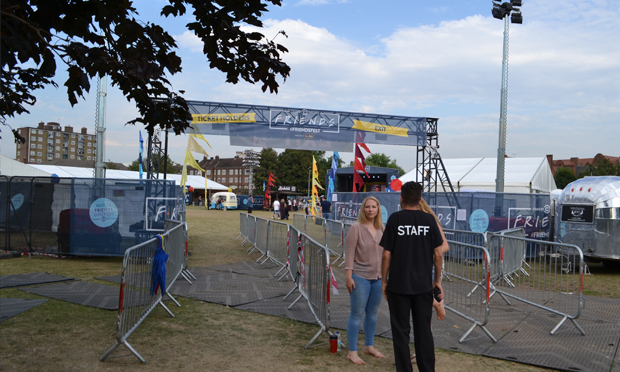 No one told you life was gonna be this way - Friends Fest in Haggerston Park. Photograph: Josh Loeb