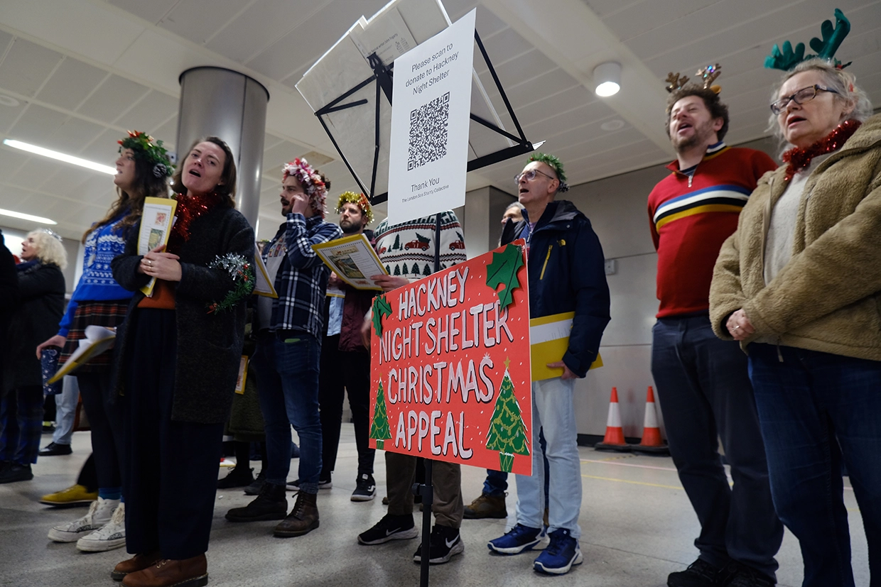Sea shanty choir for Hackney Night Shelter