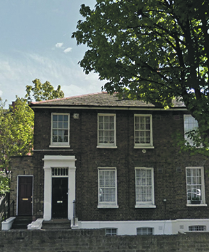 74 Navarino Road in Dalston, as it now looks. Photograph: Google Street View