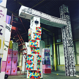 Installation by Charlie Evaristo-Boyce. Photograph: Smokehouse Gallery